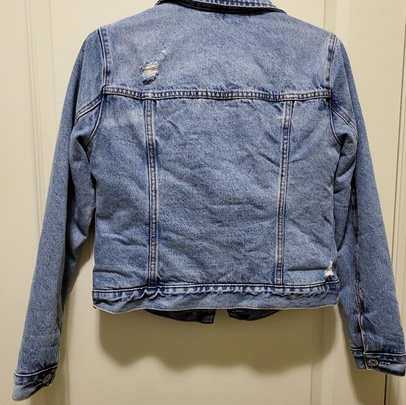 Abercrombie Fur Jean Jacket - Picture 2 of 2